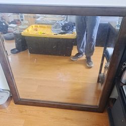 Solid Wood Mirror