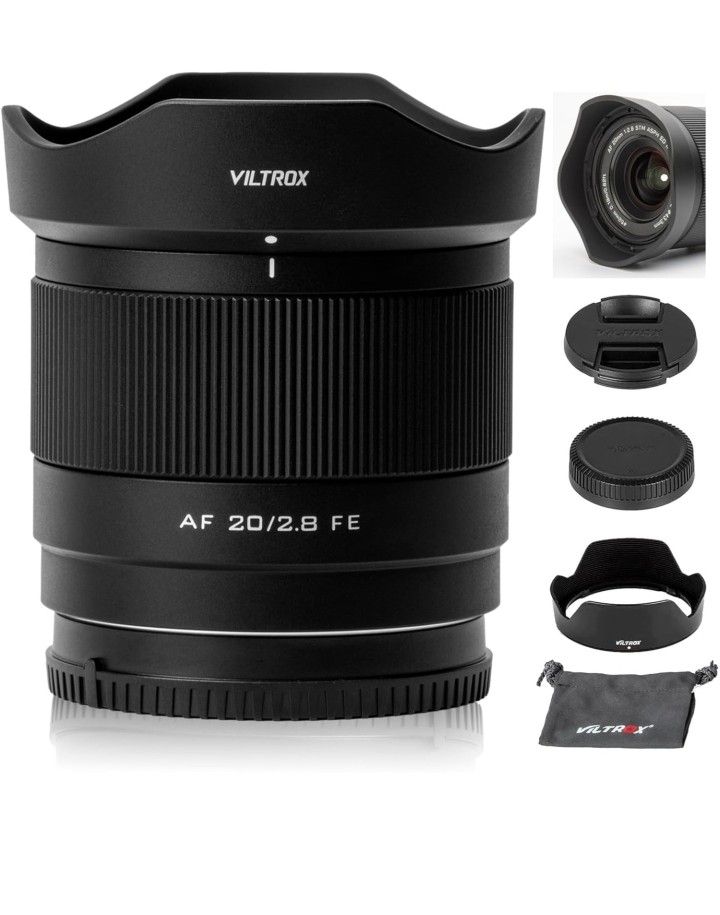 Viltrox 20mm F2.8 Full Frame Lens For Sony Camera