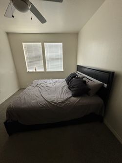 King Size Bed W/ Mattress & Chess