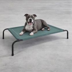 New In Box Large Size Elevated Dog Bed Hammock Steel Frame Holds Up To 65 Lbs 
