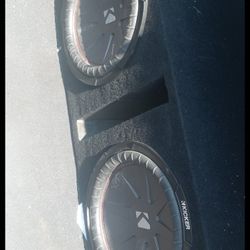  2 12 Kicker Custom Ported Box 800 Watt Amp 