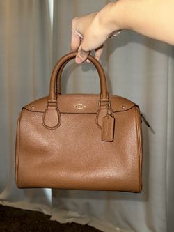 Coach brown crossbody purse