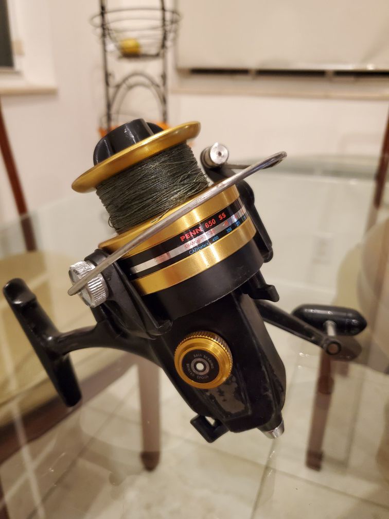 PENN 650SS Spinning Fishing Reel Used Very Smoot Spinfishier Saltwater USA
