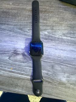 Apple Watch with charger