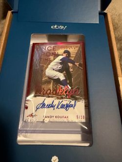 Sandy Koufax Leaf Auto 5/10
