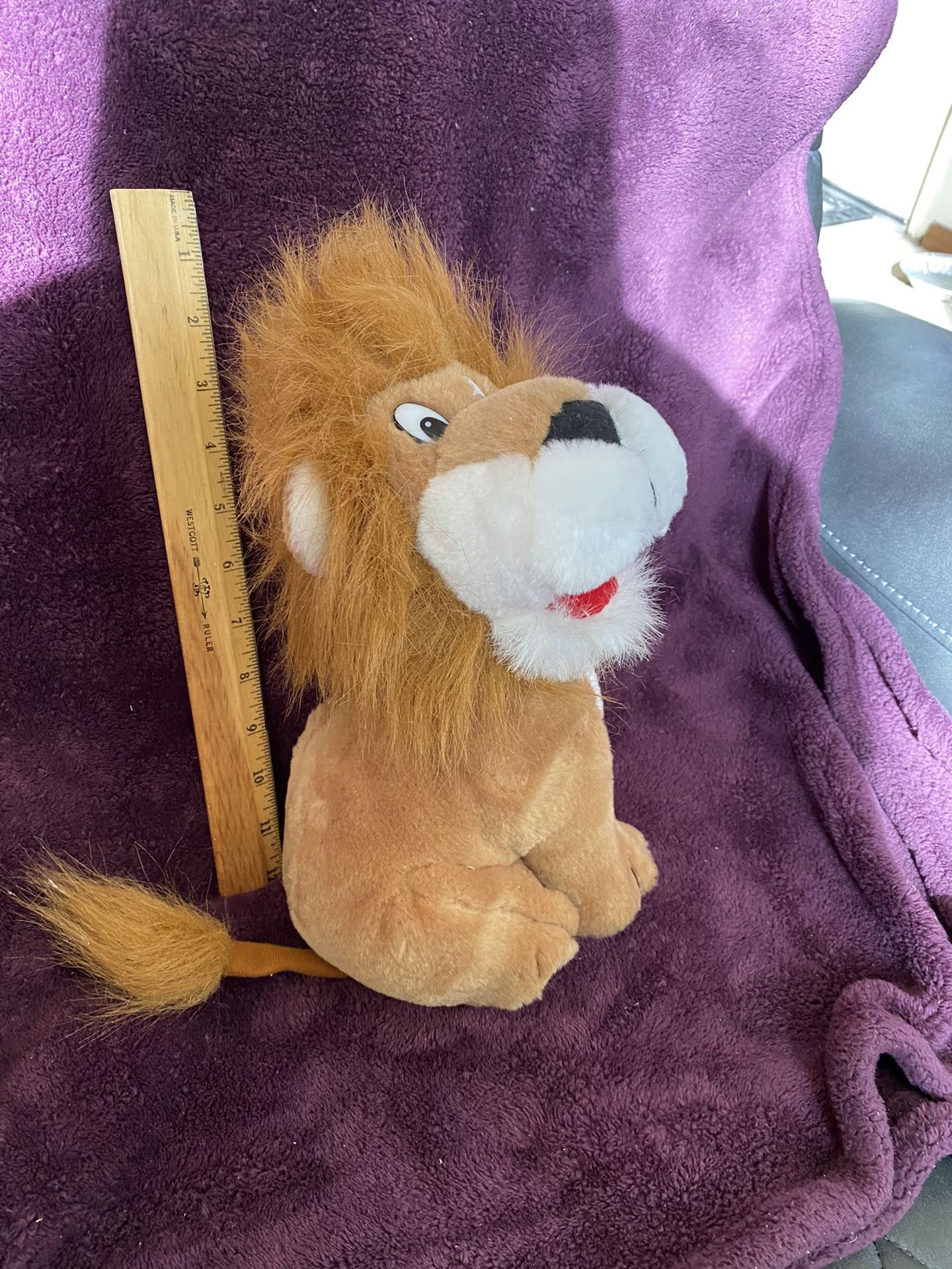 10-12” Stuffed Lion Toy New