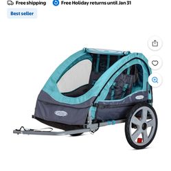 2 Seater Bike Trailer For Kids