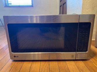 LG Stainless Steel Microwave - Works Perfectly