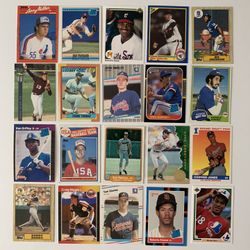 20 Rookie Baseball Cards Jeter Mcqwire Griffey Bonds