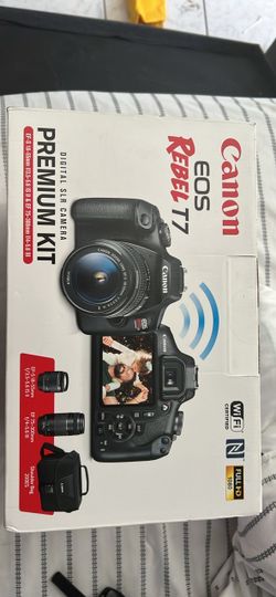 Canon eos rebel t7 premium kit
