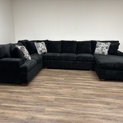 Black Living Room Sectional