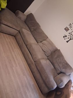 Grey sectional