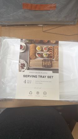 Serving tray set 4