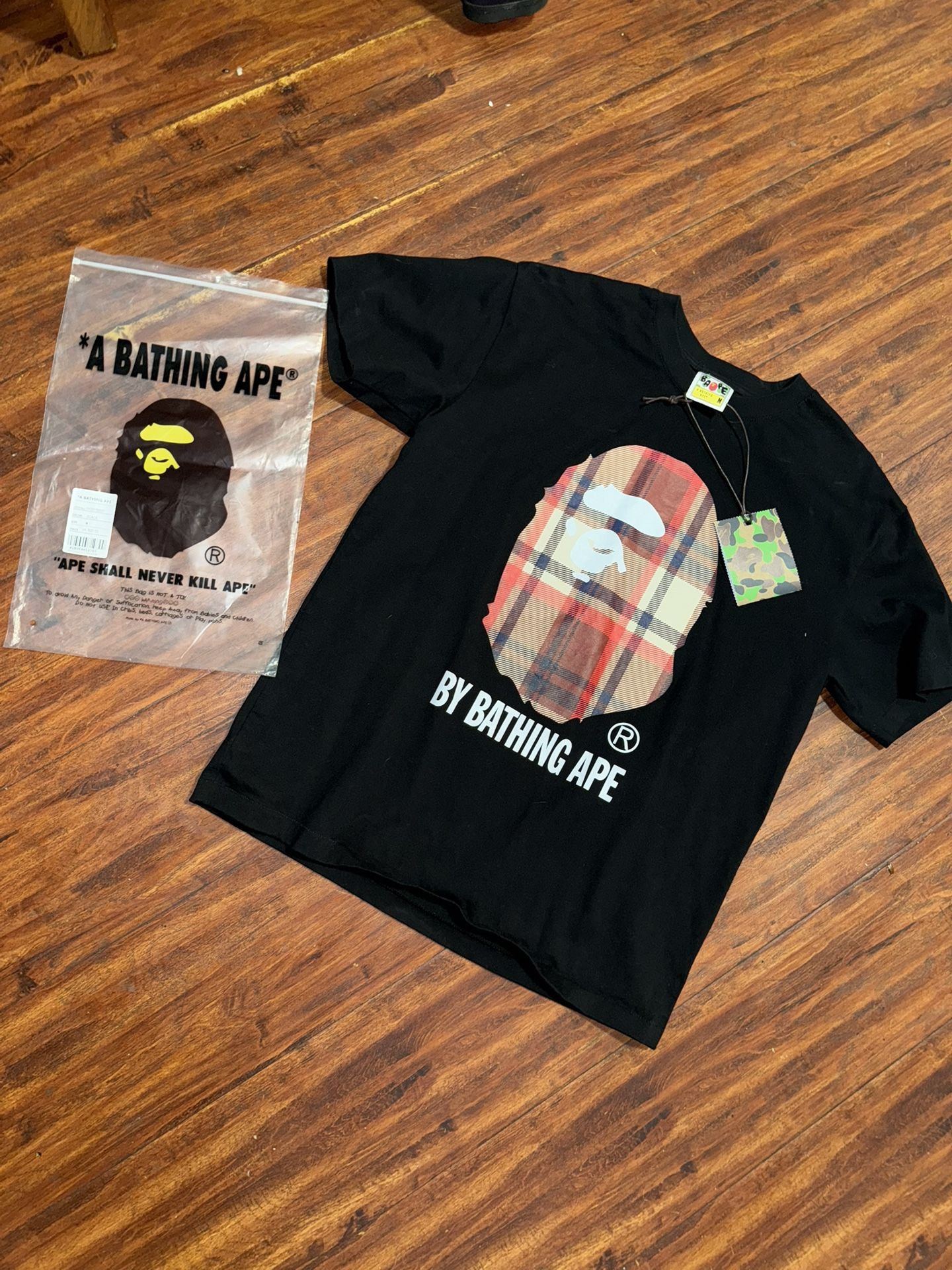 Burberry x bape shirt