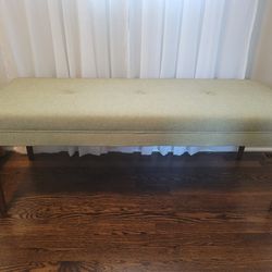 Mid-century Upholstered Bench