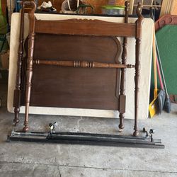 Full Size Bed Frame And Head Board