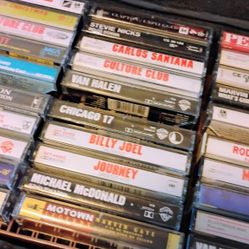 Vintage 80s Rock Cassette Tapes 