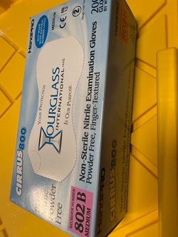 Needles, syringes and gloves