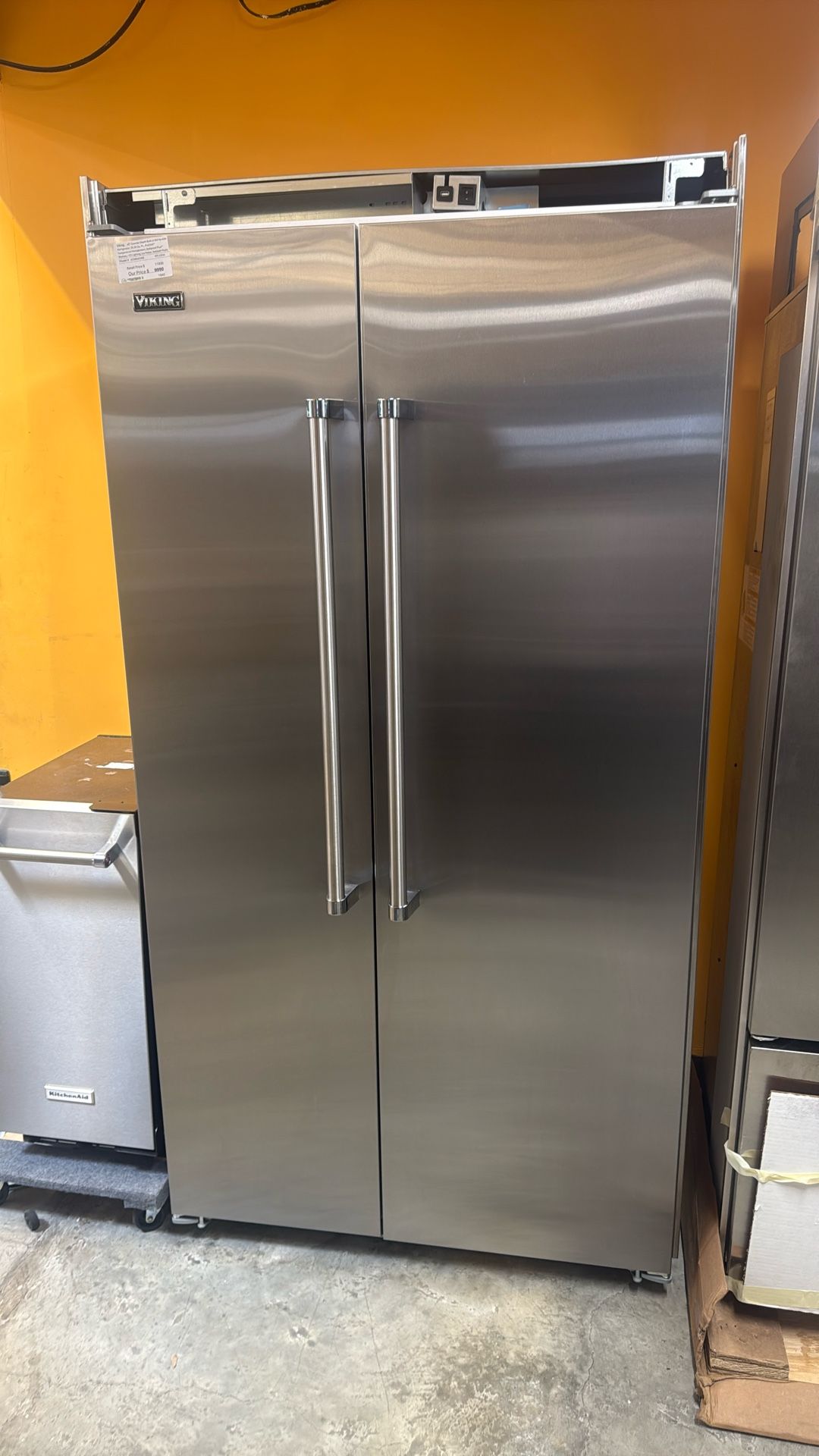 Viking 42” built in refrigerator