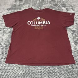 Columbia T-Shirt, Men’s Size Xxl