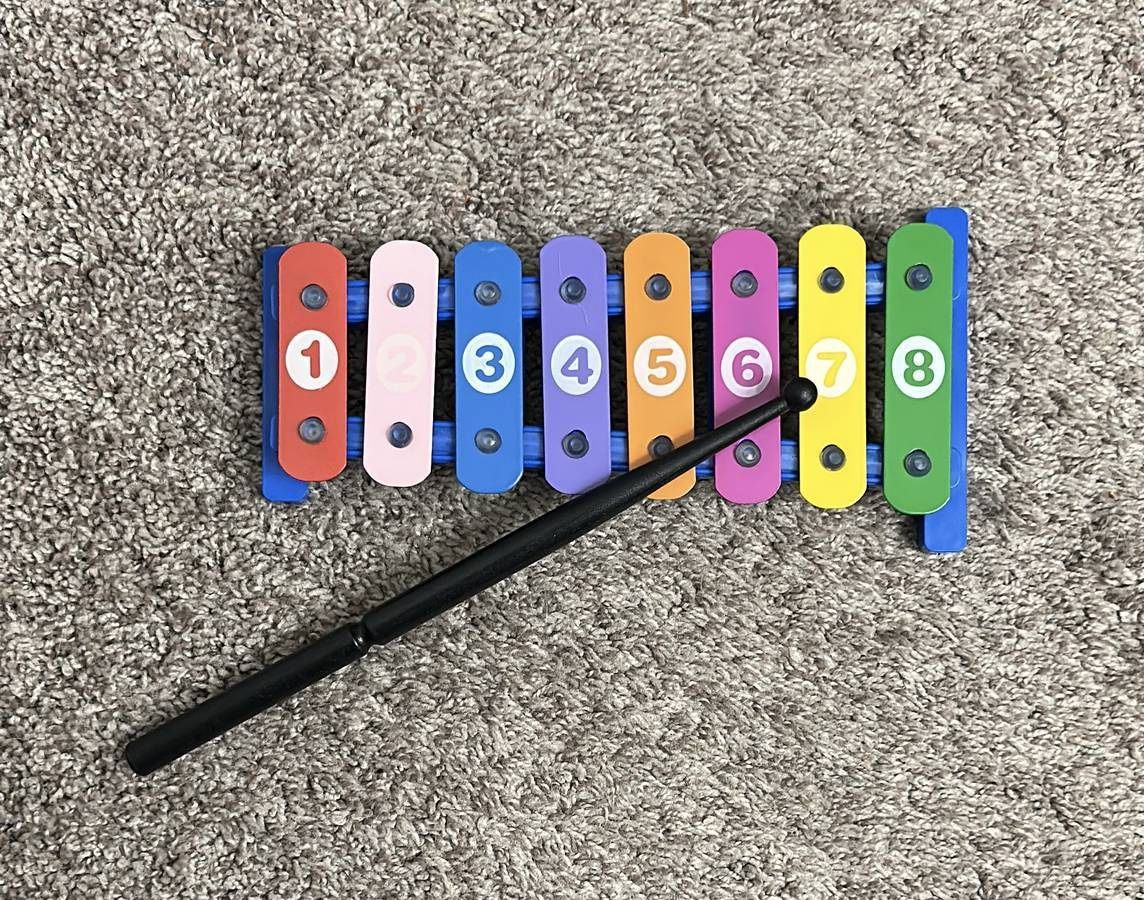 Rainbow Xylophone Musical Kids Toy