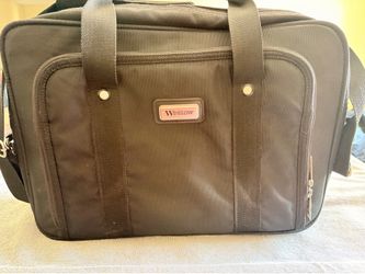 Winslow Black Laptop Briefcase Bag