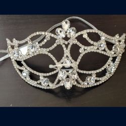 rhinestone face mask