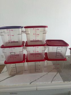 Commercial food storage containers