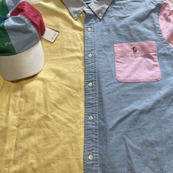 Polo Ralph Lauren Shirt And Hat 