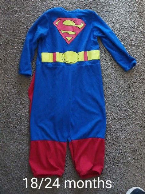 Superman Costume Size 18/24 Months
