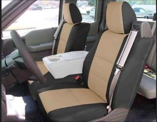 Front Seat Cover Set For 2004-2008 Ford F-150 2 Door And Extended Cab
FRONT ONLY 
$60 price firm 

Hablo español