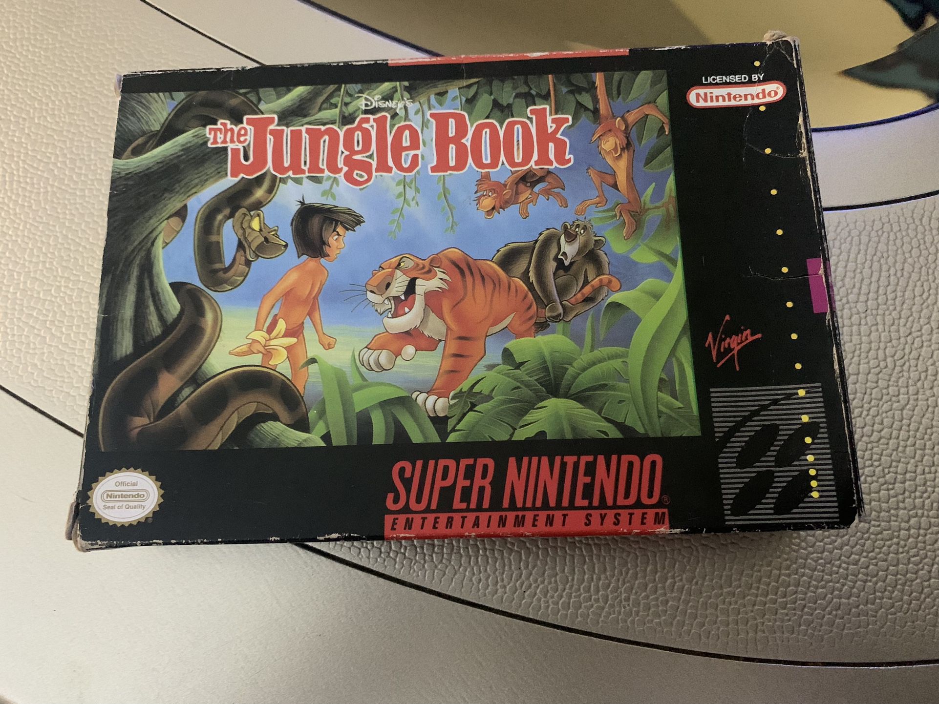 Super Nintendo The Jungle Book CIB Tested