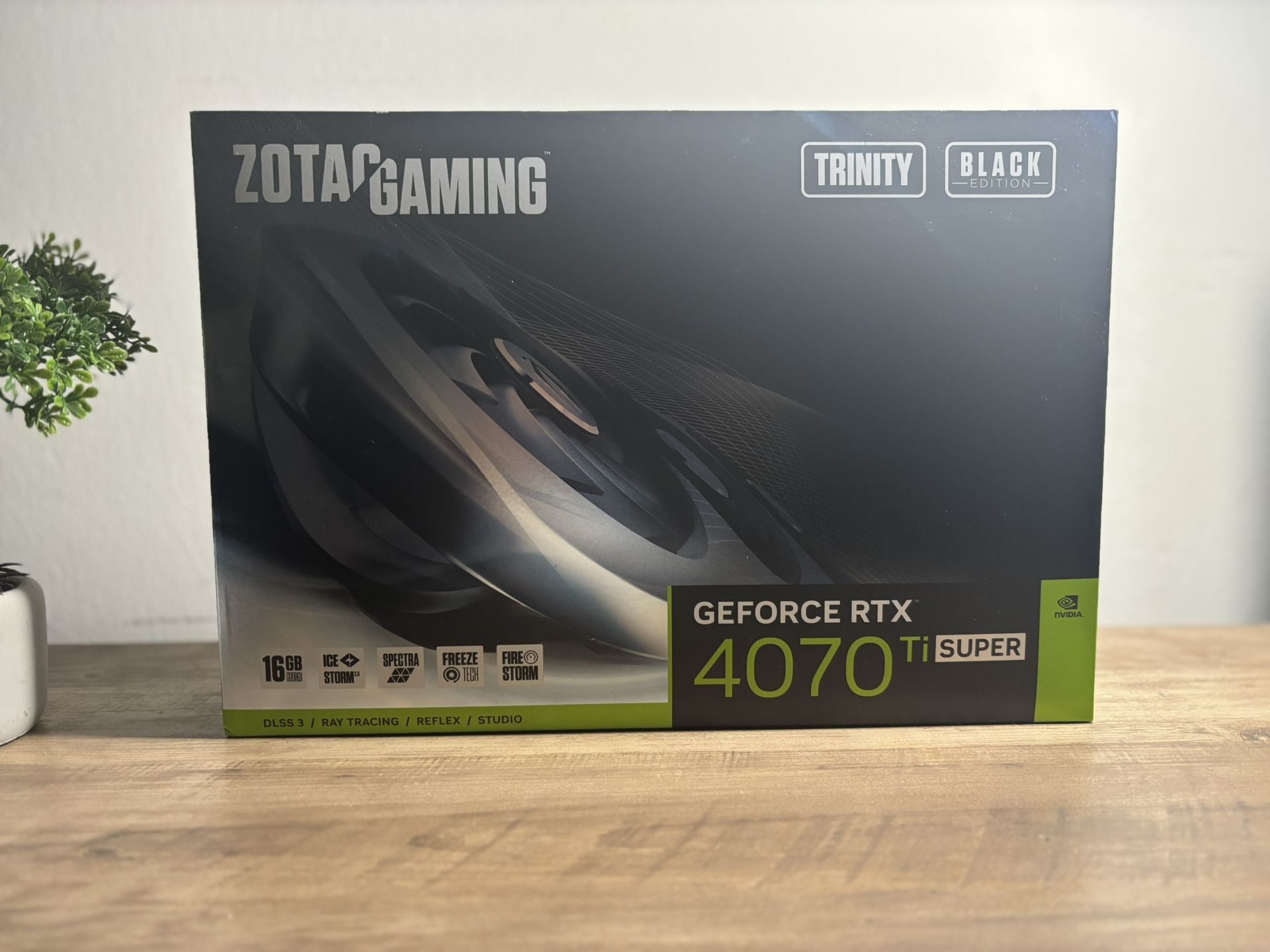 ZOTAC RTX 4070 Ti Super Trinity Black Edition – Brand New Sealed