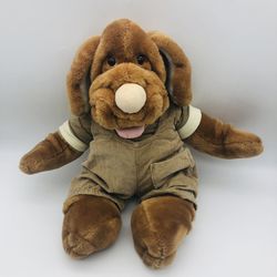 vintage 1981 ganz Bros hand puppet dog Plushy w/original outfit
