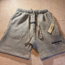🚨 ESSENTIALS Fear of God Shorts XS 🔥 Dark Oatmeal – NEW