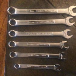 Set Of Craftsman Metric Combination Wrenches (6 Pc Set)