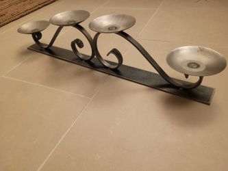 4 Slot Metal Candle Holder 