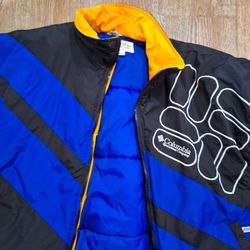 Vintage 90s Sport COLUMBIA Sport Wear Puffer Jacket Size LARGE