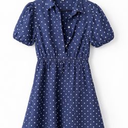 J. Crew Midi Polka Dot Dress 