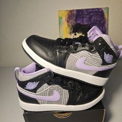 Size 11c - Kids Purple Jordan 1's - $85