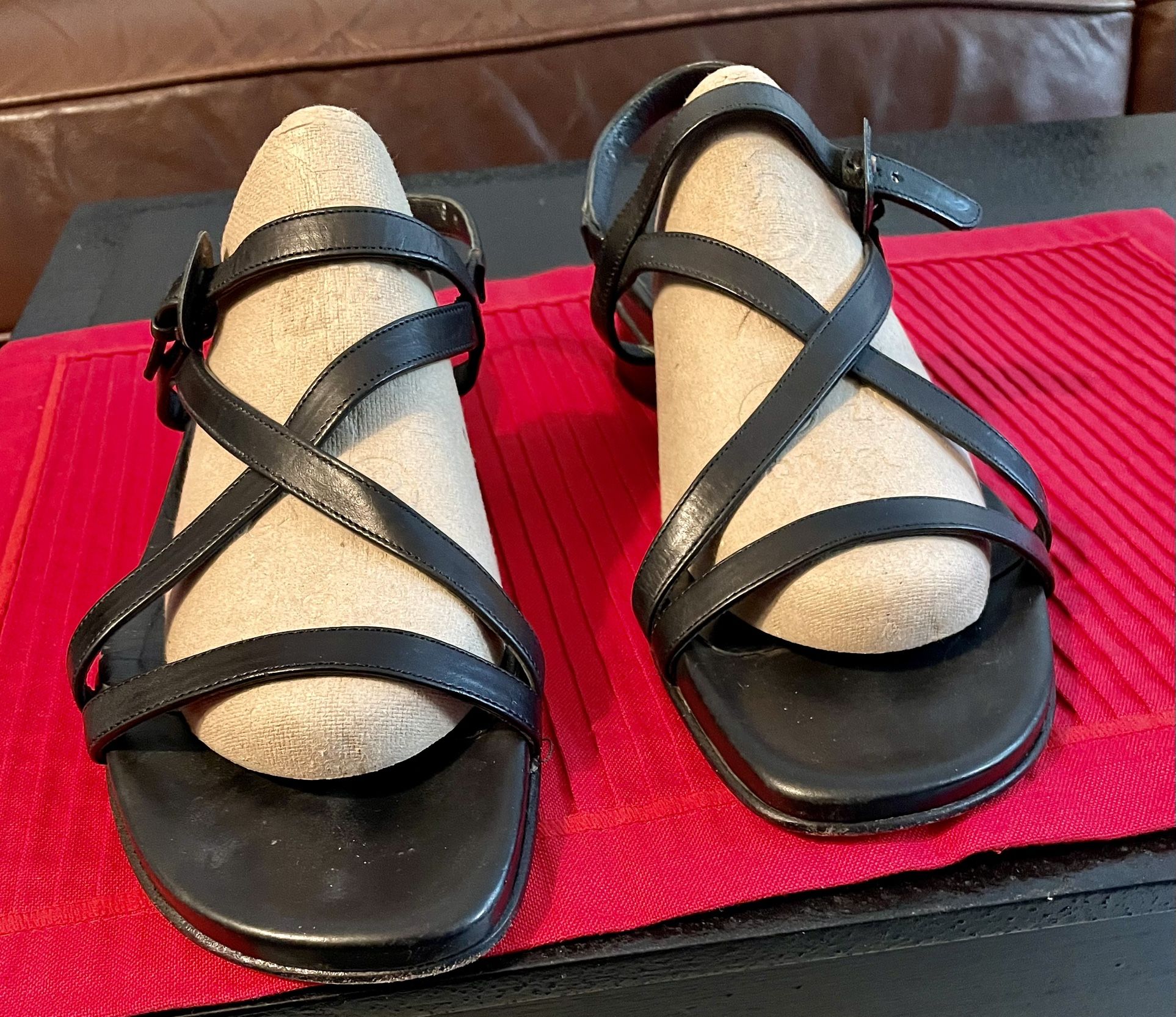 Women’s Joan & David Italian Leather Flat Sandals