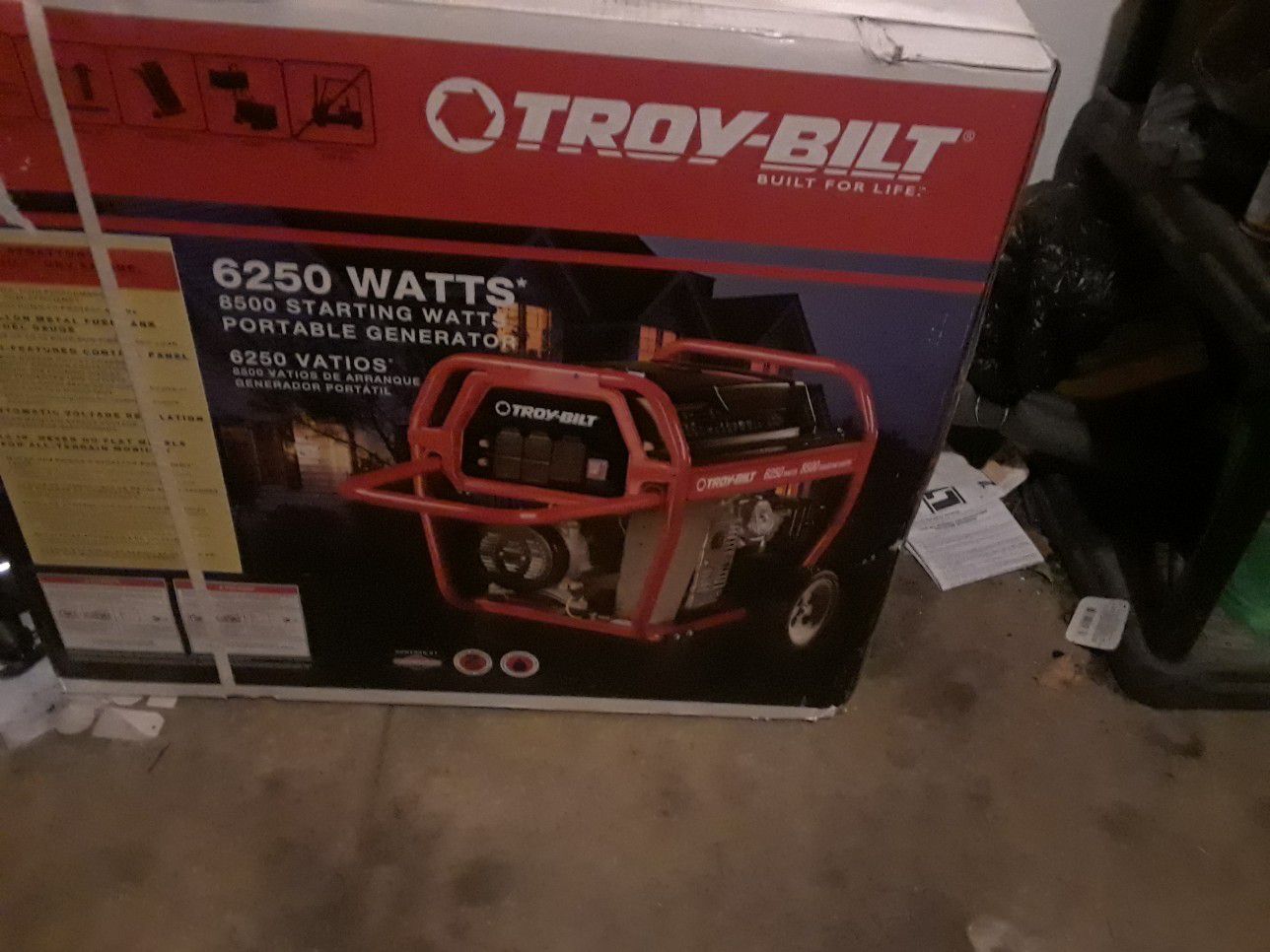 Generator, wire tester and 75' gas line