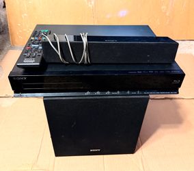 Sonny Blue-Ray/DVD Player  & Subwoofer & Front Speaker  ($15)