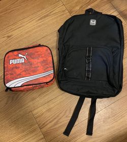 Backpack and lunch box
