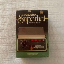 Vintage Fuzzbuster Superhet Radar Detector