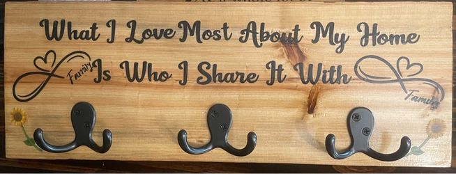 What I love most about my home coat / hat hooks