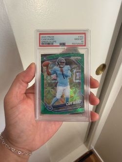 2025 prizm cam ward rookie green scope /75 psa 10