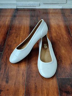 Hunter Original Ballet Flats Cream/Light Gray Rain Flats Women’s US 9 UK 7