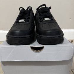 Black Air Force 1s Size 9.5