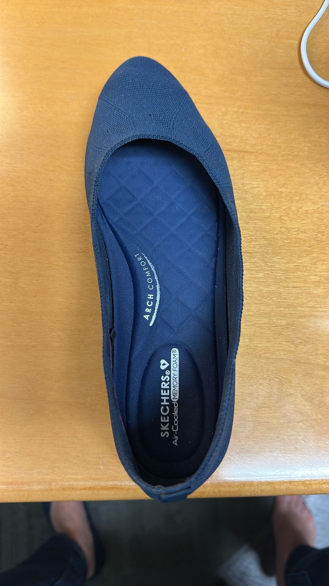 Sketchers Cleo Navy Blue 7 Wide